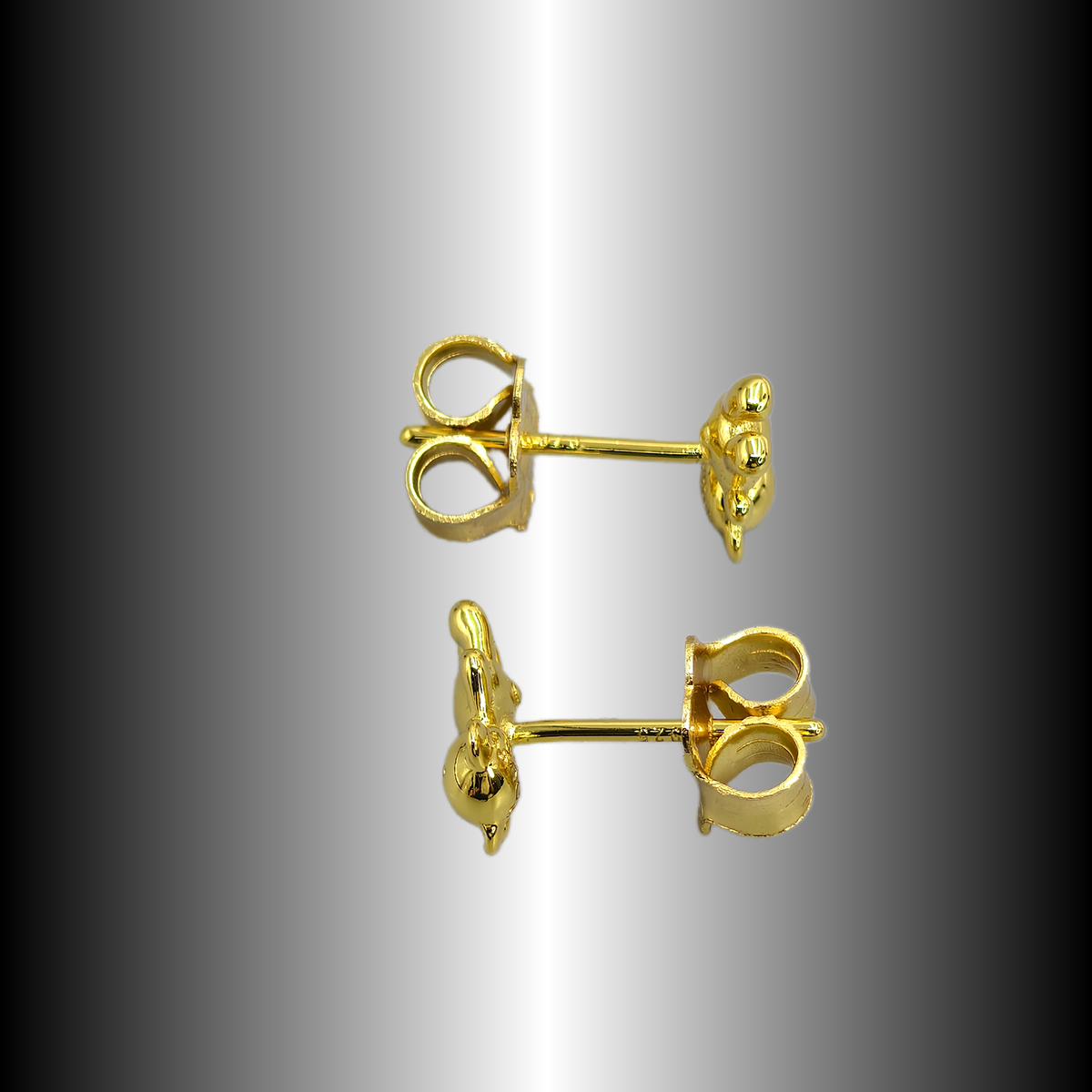 Kat accessoires 2025 Spaanse originele sieraden 925 zilveren vergulde kristallen oorbellen luxe prachtige meisjes cadeau: Marineblauw