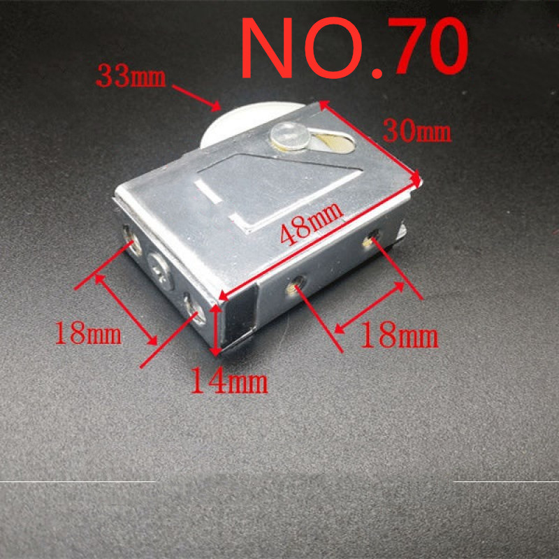 Rolki robić drzwi i okien rolki ze stopu aluminium kółka robić drzwi przesuwnych szafka koło pasowe nylonowe szafa sprzęt meblowy: 1 szt