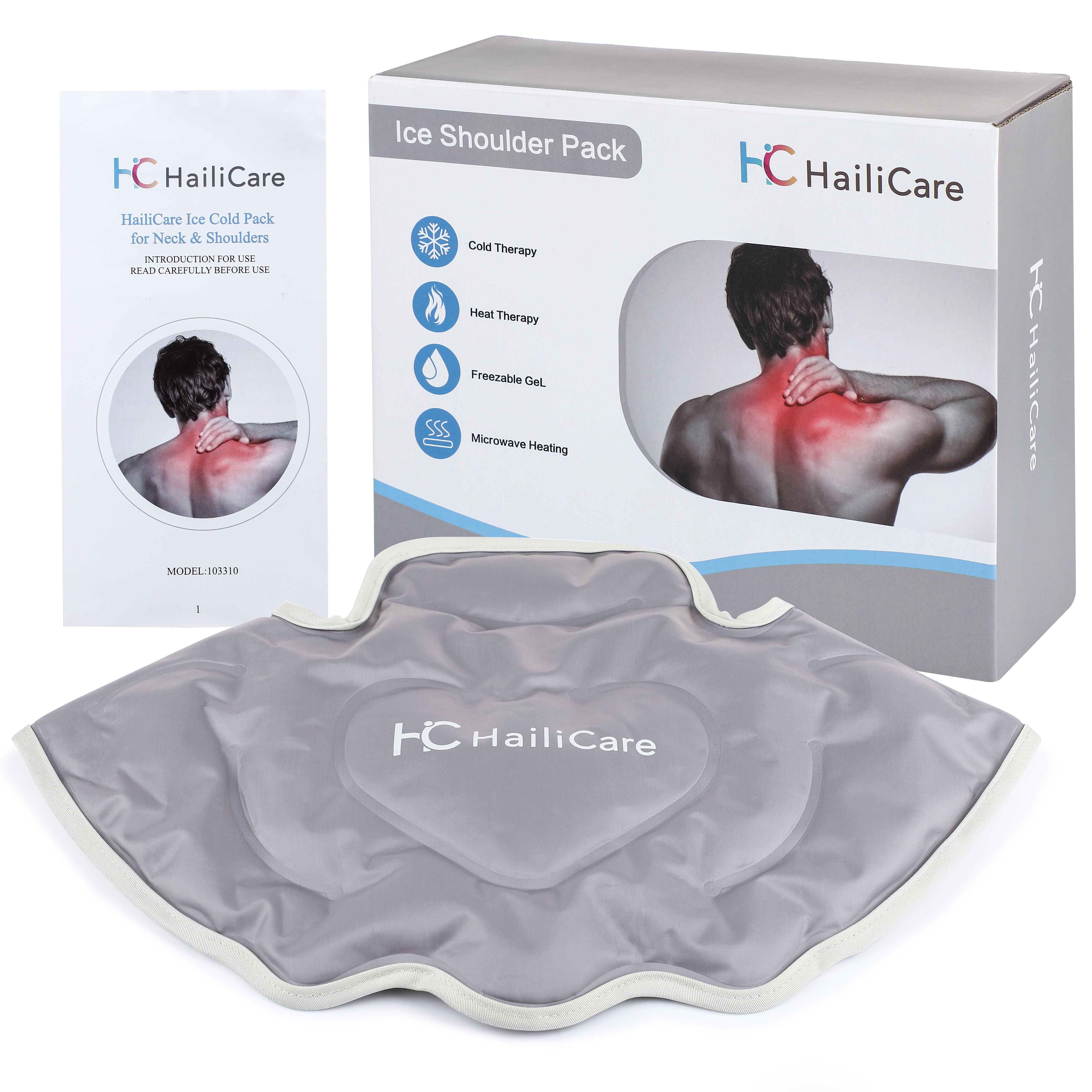 Ice Heat Therapy Shoulder Brace Shoulder Heating P... Grandado