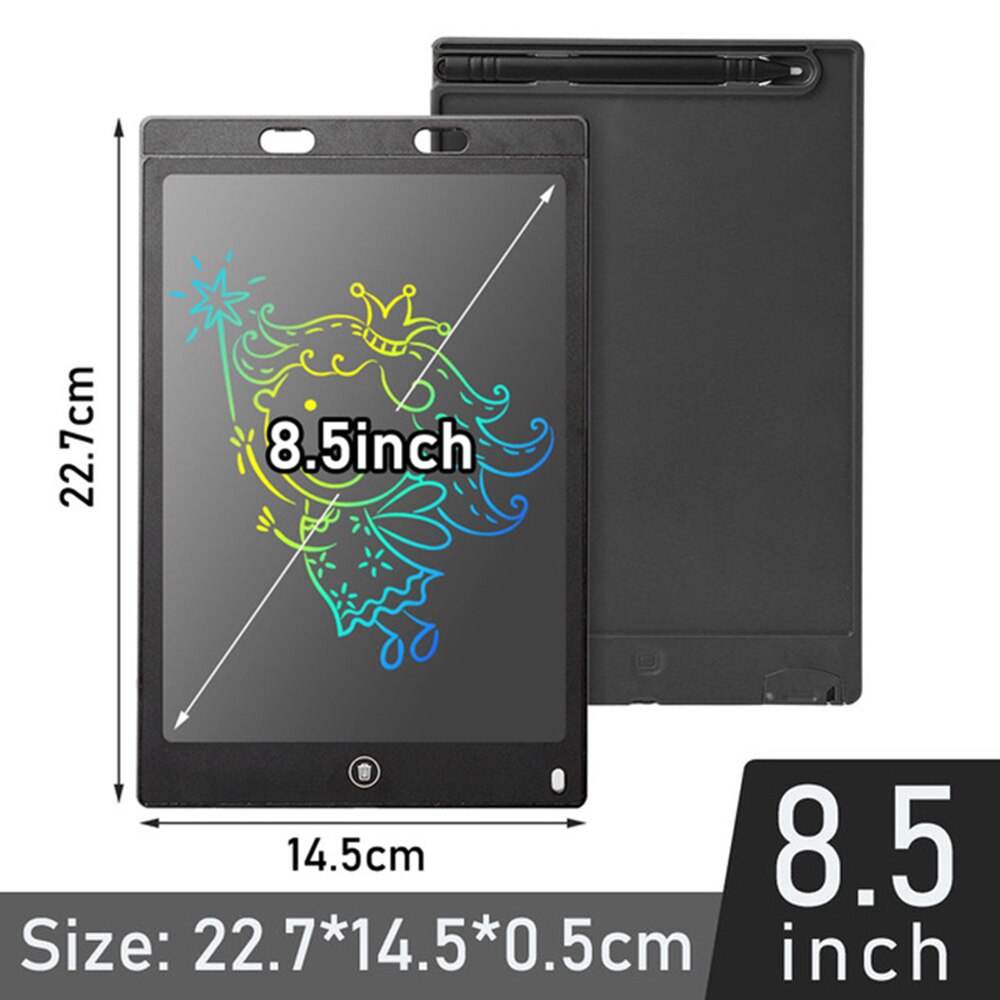 LCD Writing Tablet - 12-inch - 8.5-inch - 4.4-inch - Digital Drawing Pad - ABS: Red