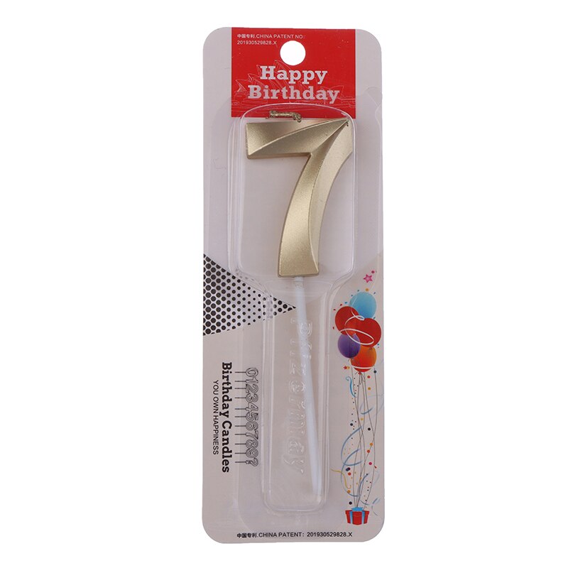 Champagne numéro 0-9 joyeux anniversaire gâteau bougies Topper décor fête fournitures décor bougies décoration bricolage fournitures Numer bougie: N8