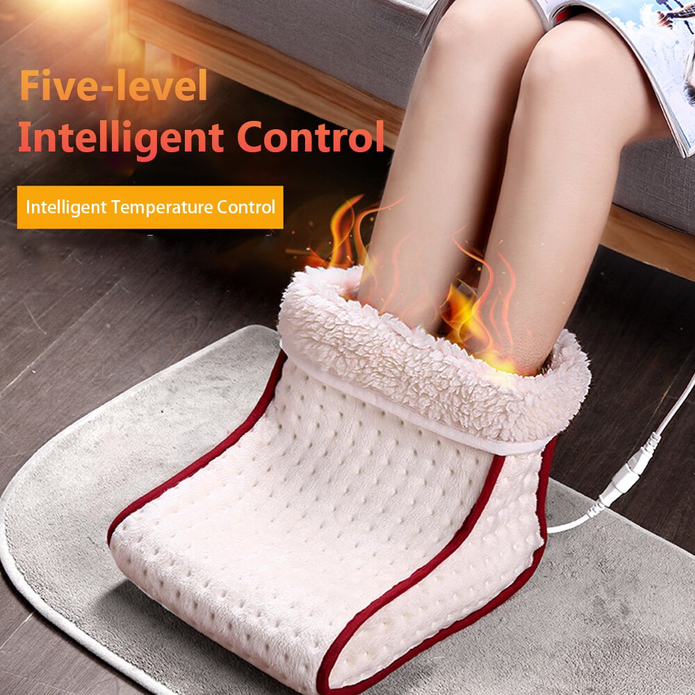 de invierno calentador lavable de pies eléctrico calienta el calentador de Control inteligente cojín térmico calentador de pies tipo de enchufe