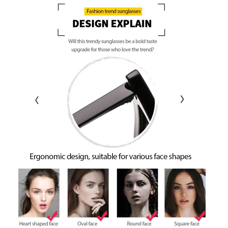 Motorfiets Zonnebril Uv Bescherming Cat &#39;S Eye Zonnebril Mode Zonnebrandcrème Bril Persoonlijkheid Scherpe Hoek Eyewear Levert