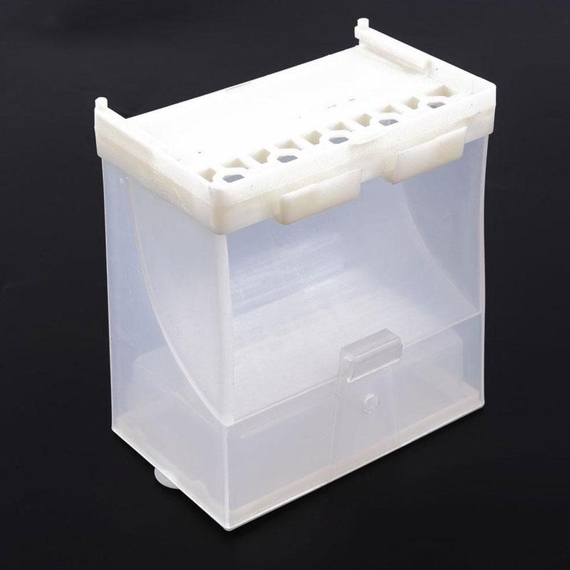 thumbnail image 2 of Acrylic Window Bird Feeder Clear Food Bowl With Perch For Outdoor 2 of 11