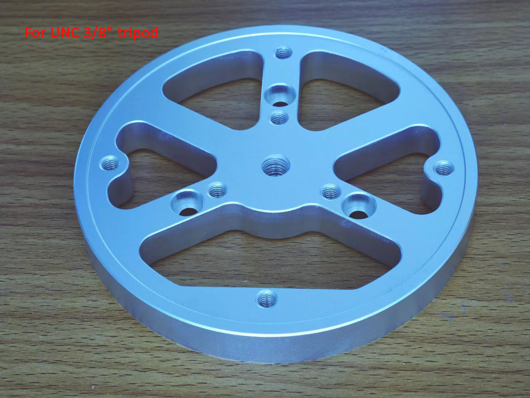 Juwei-17 Equatoriale Mount Adapter Basis Eq3 Eq5 Eq6 3/8 "Statief Aansluiten Accessoires Cem40 Adapter Plaat Roestvrij Staal: Black