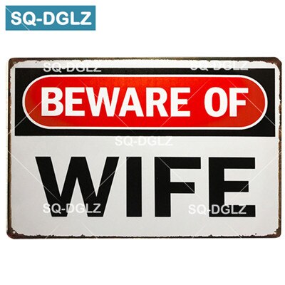 [SQ-DGLZ] Sicherheit Metall Zeichen Bar Zauberstab Dekor Zinn Zeichen Jahrgang Wohnkultur Malerei Plaketten Nein Parken Kunst Tafel Poster: 1000