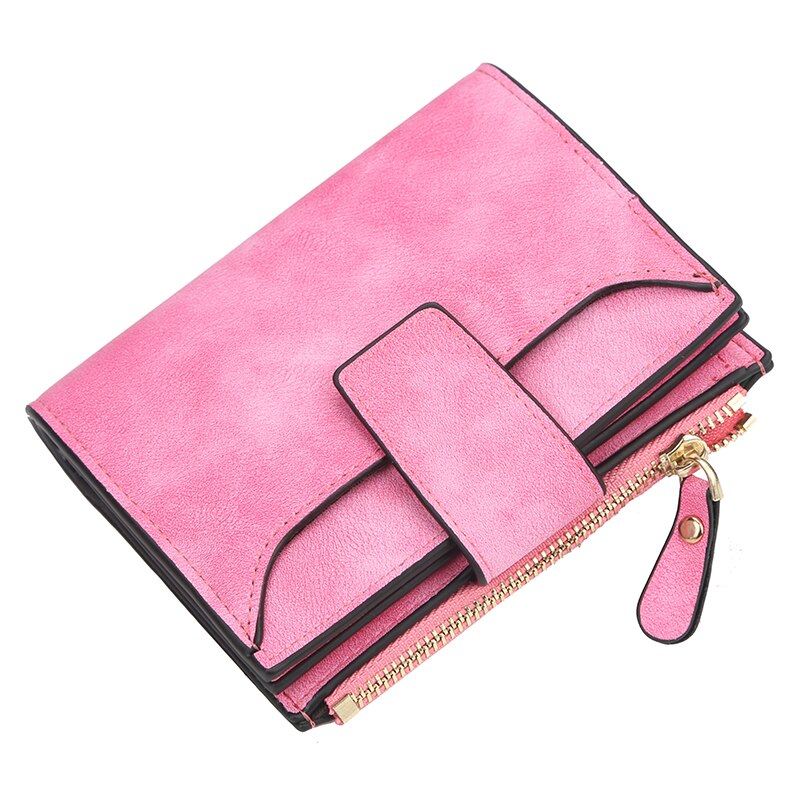 PU Leather Women Wallet Hasp Small and Slim Coin Pocket Purse Women Wallets Cards Holders Luxury Brand Wallets Purs