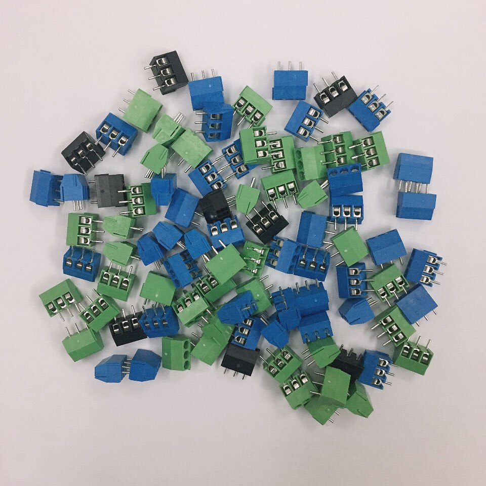 5pcs KF350-3.5-2P Terminal Screw Connector Splice connector for circuit board Terminal 300V 10A Screw 2,3Pin 3.5mm KF350-3.5-3P