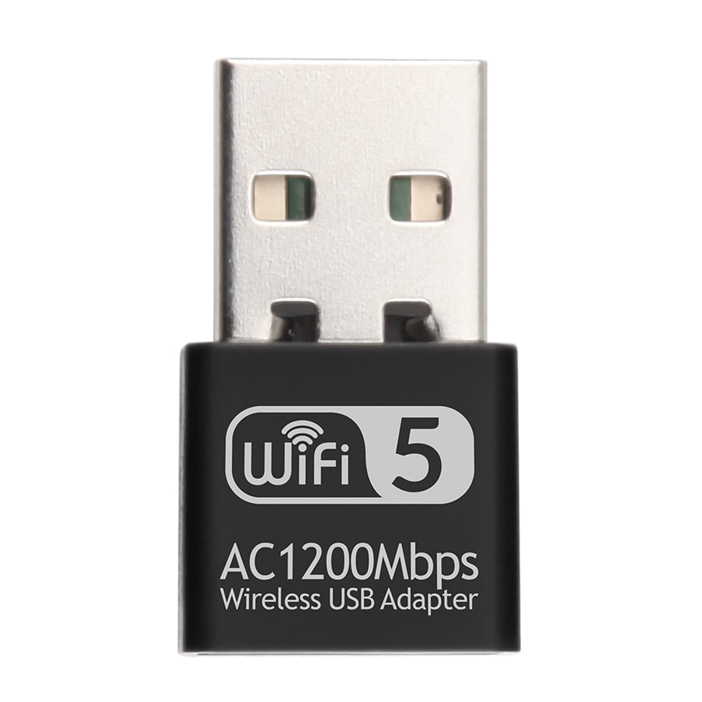 1200Mbps Dual Band 2.4G 5G High Speed Network Card Mini USB Wireless WiFi Adapter RTL8812 802.11b/g/n Ethernet Receiver Dongle: Default Title