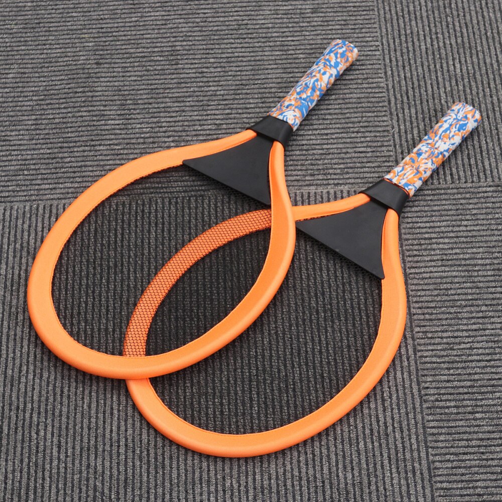 1 Pair Children's Tennis Racket Kids Palying Badminton Oval Rackets Game Props for Kindergarten Primary School Outdoor Sports (