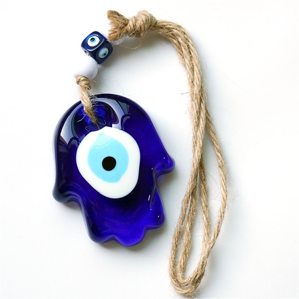 Adornos colgantes de Ojos de Alien para espejo retrovisor de coche, colgante para Interior de coche, azul marino, 1 unidad