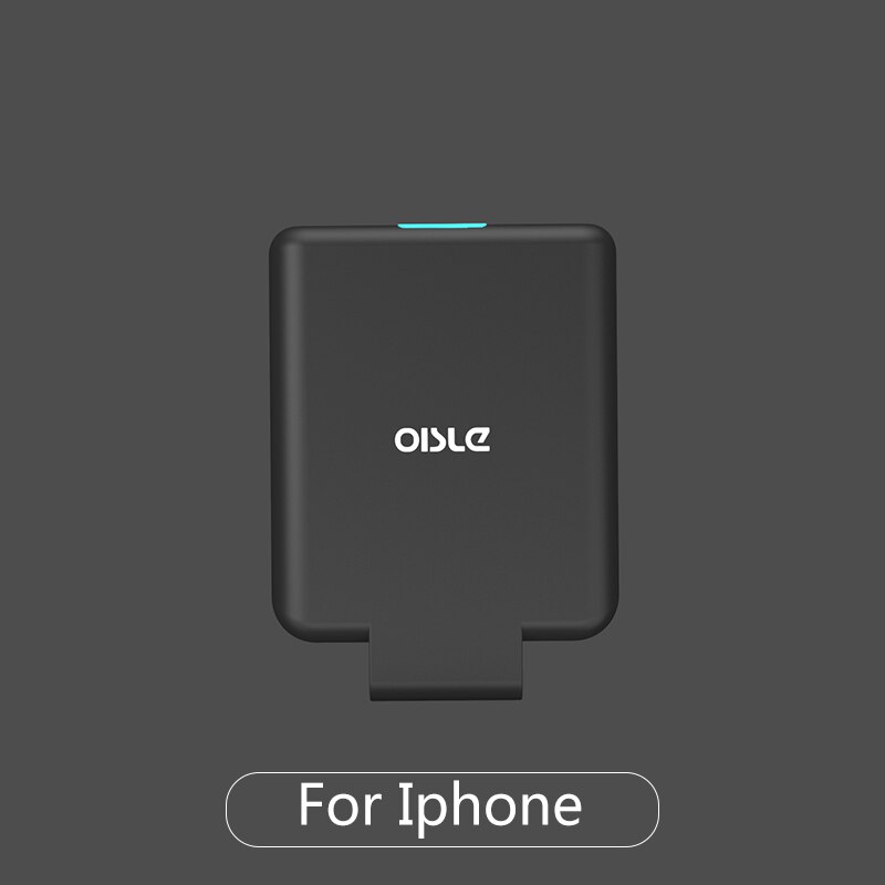 OISLE Ultra Thin Mini External Battery Charger Smart Powerbank Fast Charging Power Bank For iPhone 6 6s 7 8 Plus X 12 11/5S/se2: 4225mah-01-black