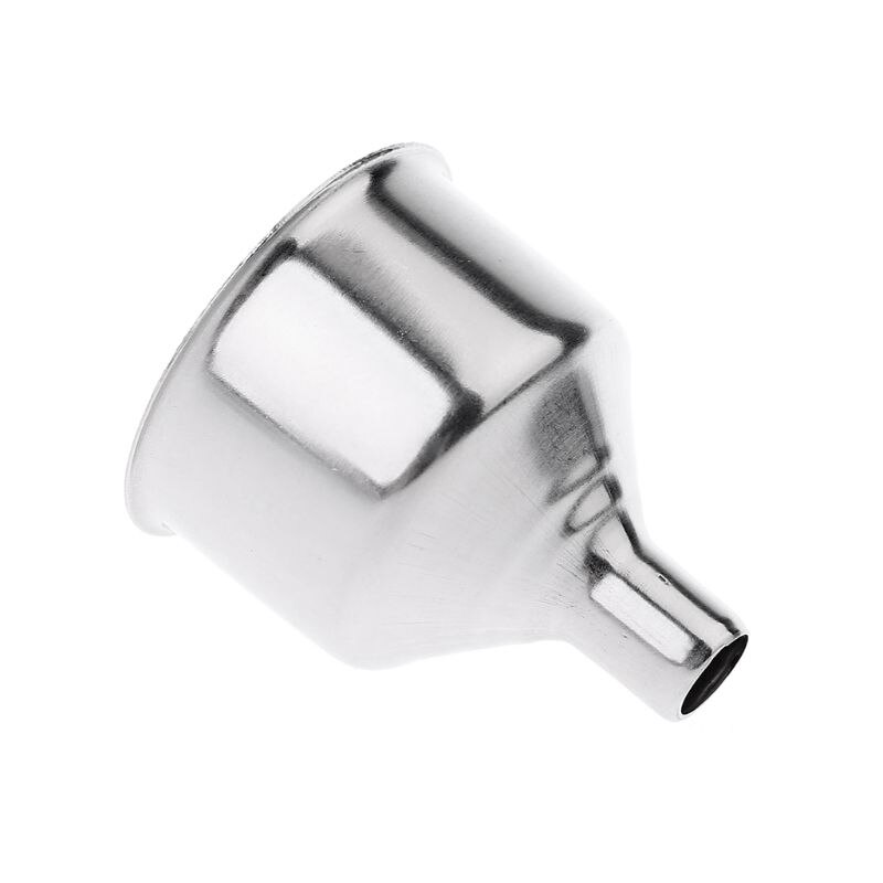 Embudo de boca ancha de acero inoxidable, embudo con forma de frasco, embudos, herramientas portátiles para fugas de aceite, 37MF