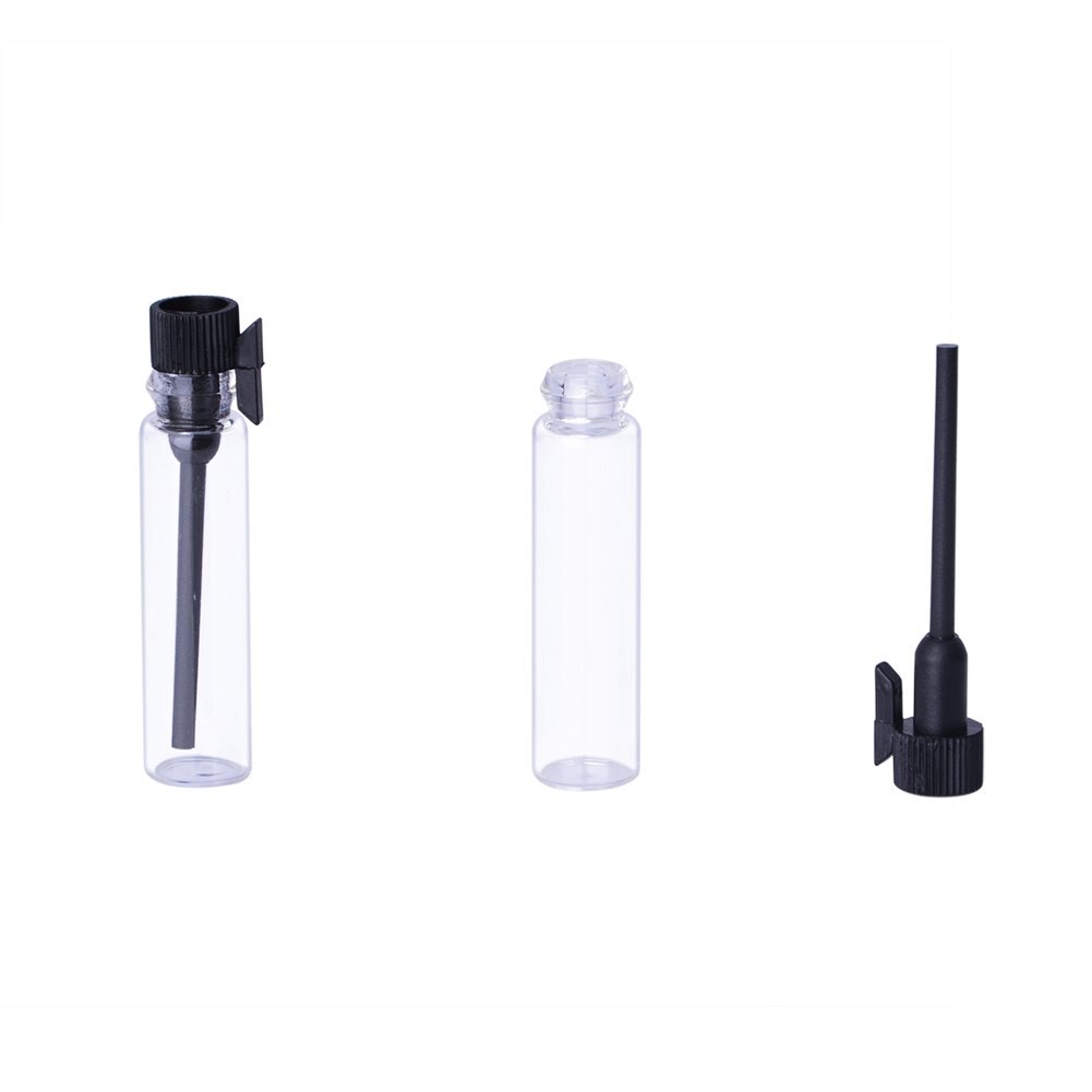 200PCS 1ml 2ml 3ml Perfume Sample Mini Bottle Empty Glass Vials Dropper Container Laboratory Liquid Fragrance Trial Test Tube