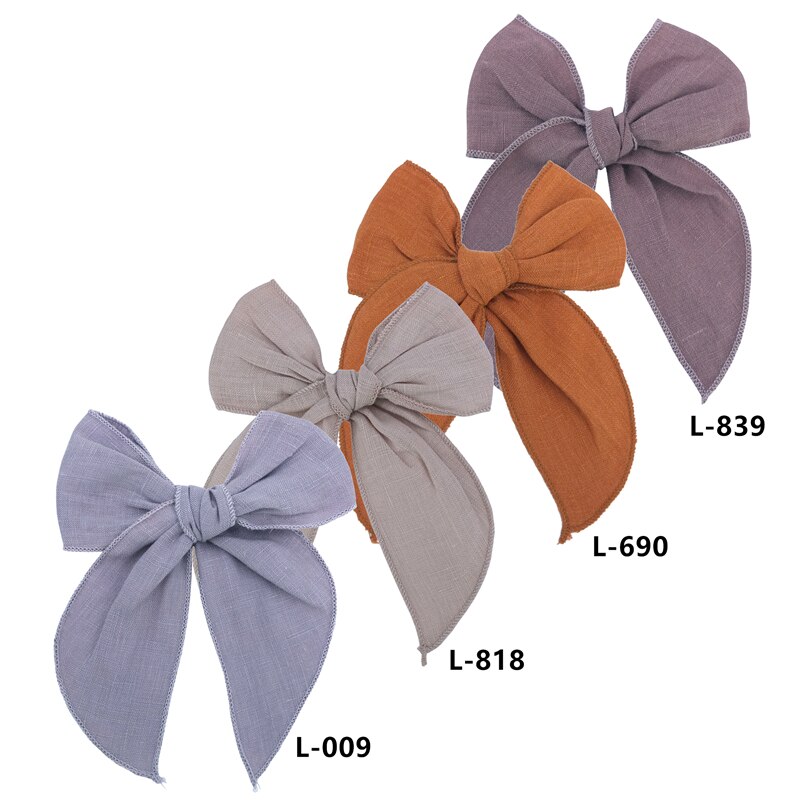 Pinzas para el pelo con lazo de marinero para niña y niña, Clips para el pelo, pasadores, accesorios para el cabello, 4 piezas