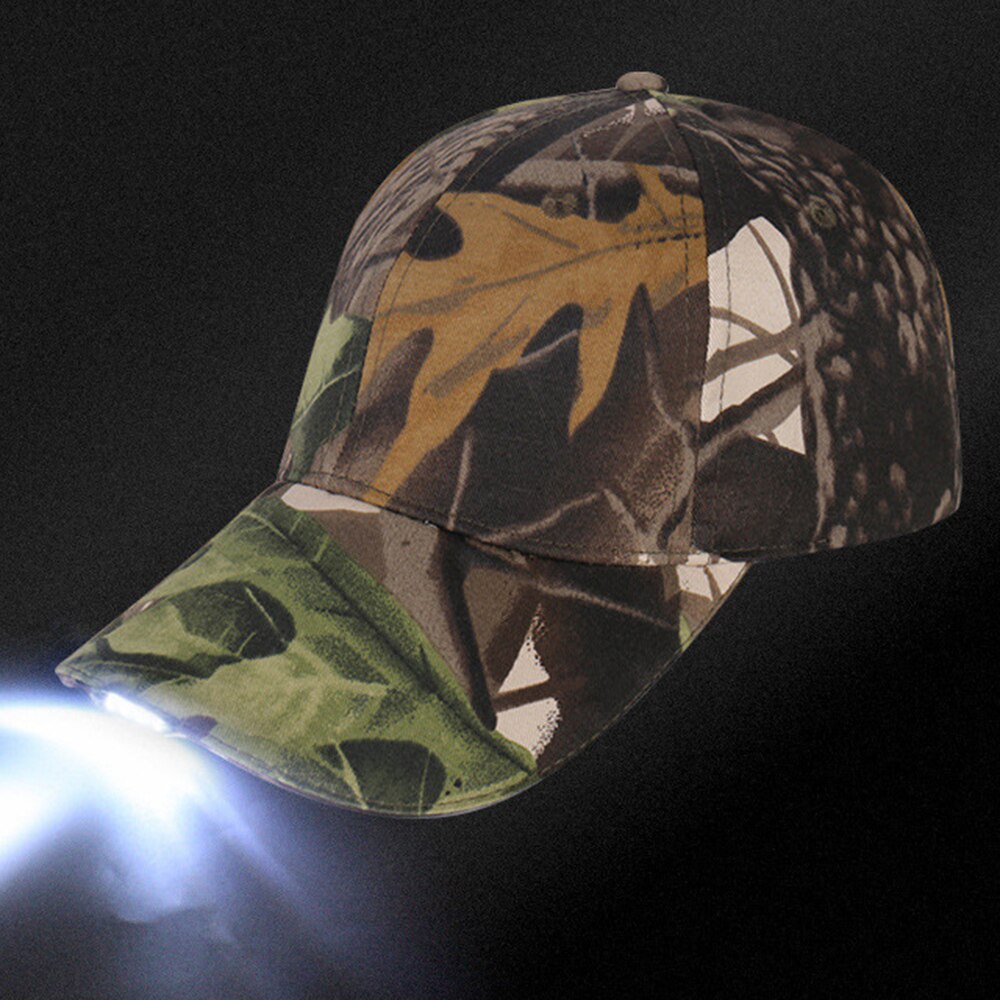 Unisex höst vinter ledde upplyst mössa varm baseball mössa utomhus fiske löpande fiske hatt blixt män kvinnor camping klättring mössor