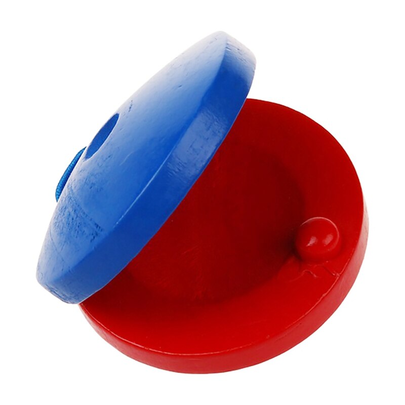 Musical Castanets Instrument Wooden Finger Castanets Percussion Instrument Rhythm Music Instrument For Kids Adults