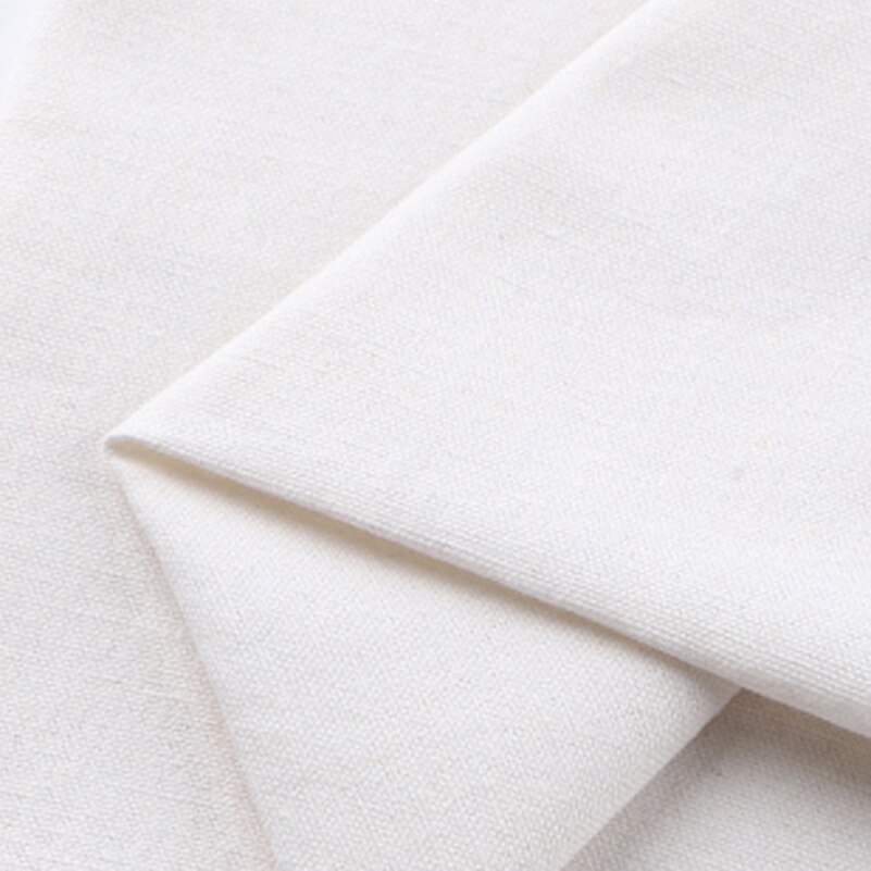 Raw Fabric Patchwork Painting Hemp Cotton Linen Cloth Sewing Curtain Textile Quilting DIY Handmade Per Half Meter: K 4