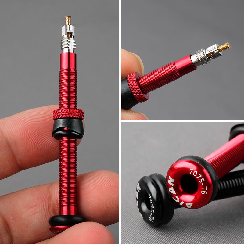 2 Stuks/1 Paar Fiets 46/58Mm Presta Ventiel Voor Racefiets Tubeless Carbon Velg Aluminium messing Air Valve
