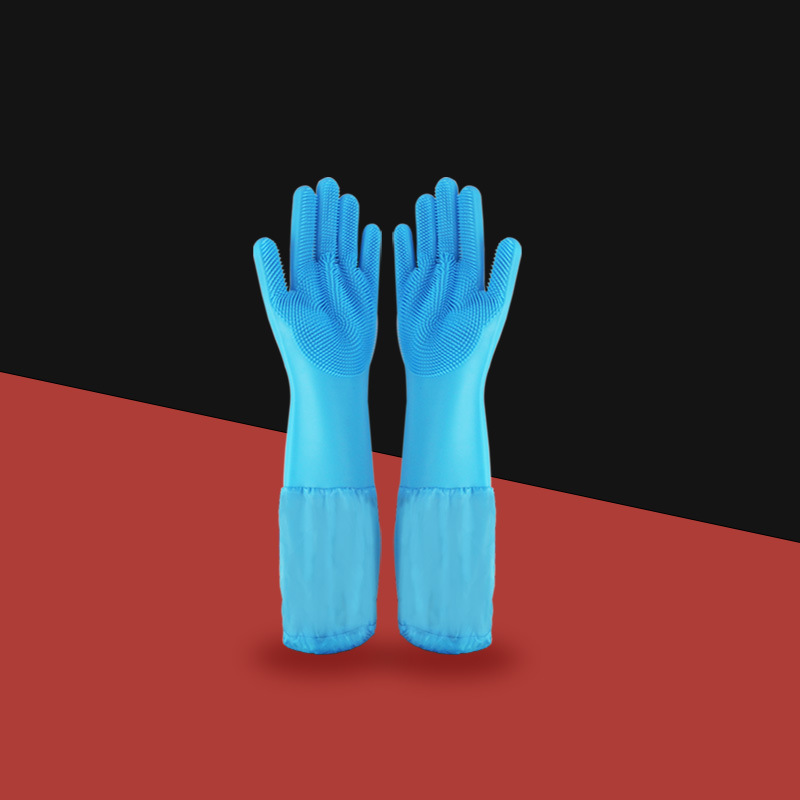 Guantes de limpieza para el cuidado de mascotas, guante de baño para perros y gatos, champú indirecto, depurador de Gel, guante de silicona suave y limpio, protección de la piel de las manos: Gris