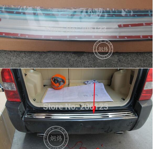 2005 for Hyundai Tucson stainless steel Rear bumper Protector Sill
