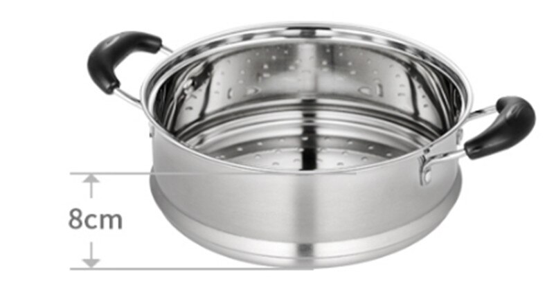 Edelstahl topf Doppelten Boden Suppe Topf Nichtmagnetischen Kochen mehrzweck Kochgeschirr nicht Stock Pfanne induktion Herde verwendet topf