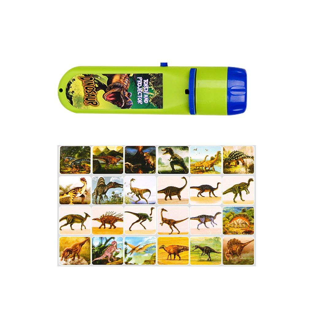 Projectie Zaklamp Kinderen Projector Licht Leuke Cartoon Speelgoed Night Foto Licht Bedtime Leren Leuk Speelgoed: 02 Dinosaur Type