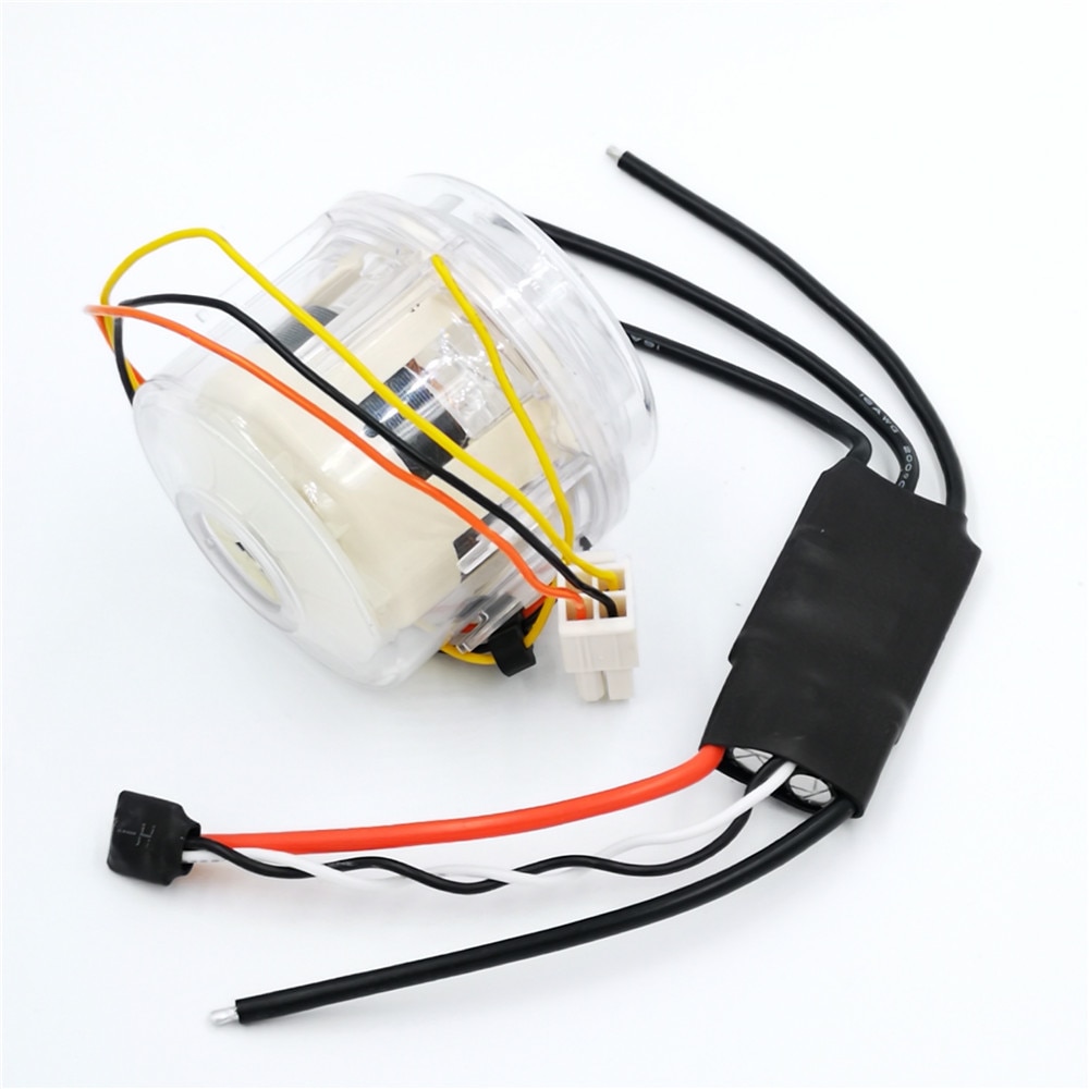 Moteur de ventilateur sans balais | Lame à Double Turbine, moteur de ventilateur sans balais de D, Module de commande Programmable et moteur sans balais, gouverneur électronique