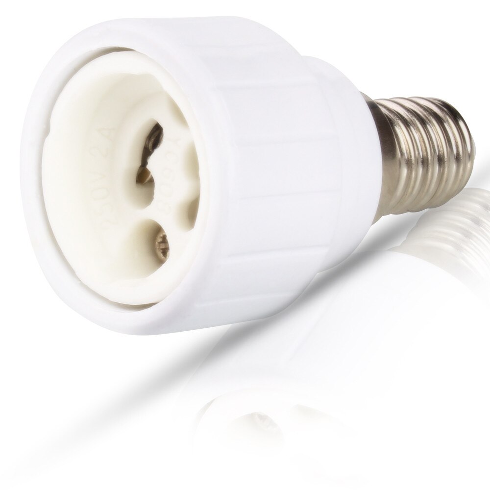 LED Halogen CFL Light Bulb Adapter Converter Holder E14 to GU10 Lamp Holder Converters Lamp Base Converters