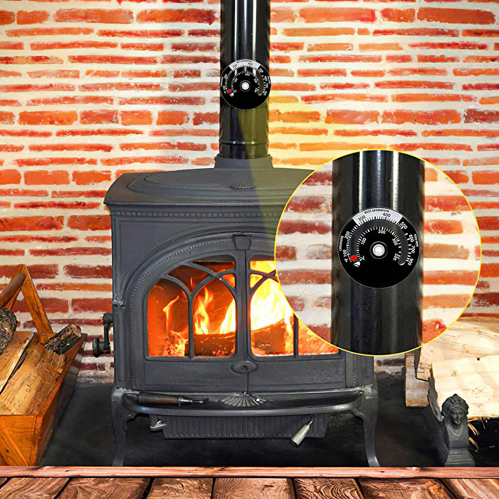 Mini Dial Thermometer Stainless Steel Temperature Gauge Oven Cooker Thermometer For Home Kitchen Food BBQ Thermometer