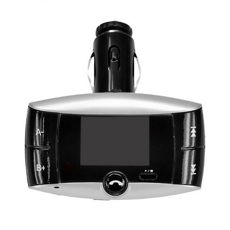 Bil fm-avsender bredskjerm bluetooth-sendere modulator trådløs  mp3- spiller usb-lader biltilbehør