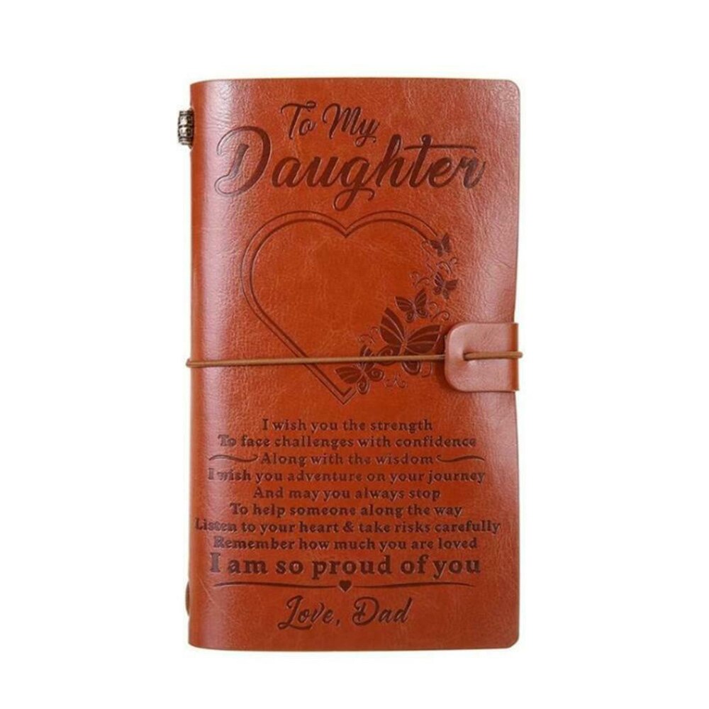Carnet de voyage en cuir pour Journal intime, Journal de petit-fils, papeterie