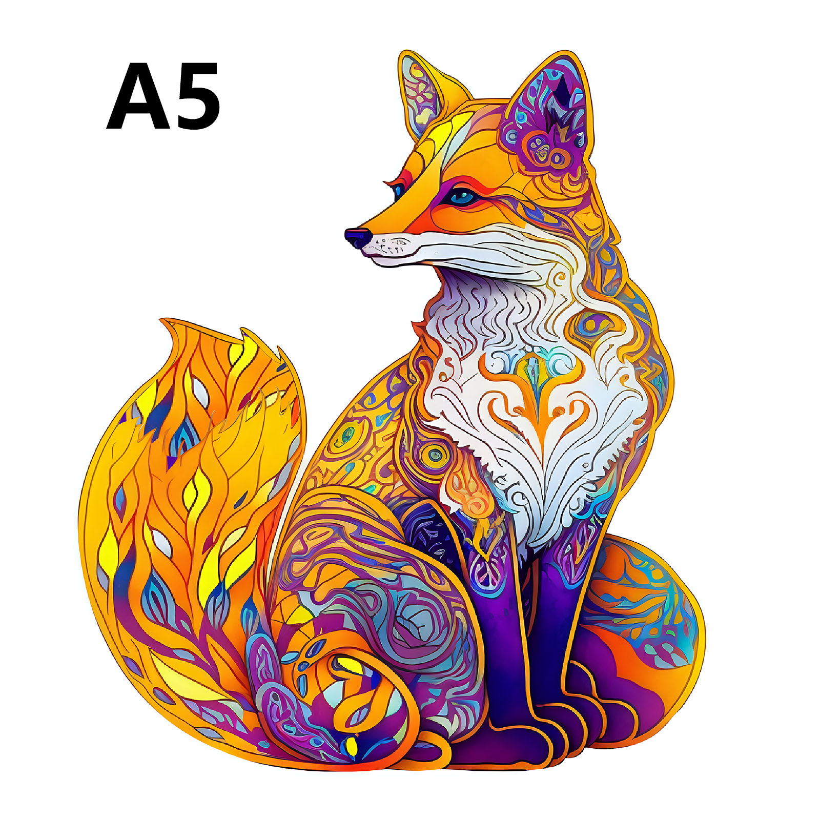 Unikalne drewniane puzzle ze słoniem, zabawki antystresowe dla dorosłych, nieregularne kształty zwierząt, świąteczny prezent urodzinowy: Różowy