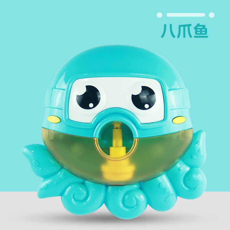 Bubble Krabben Bad Speelgoed Voor Kinderen Met Sucker Maker Muziek Badkamer Douche Zwembad Bad Zeep Zwemmen Kid Speelgoed: blue no box