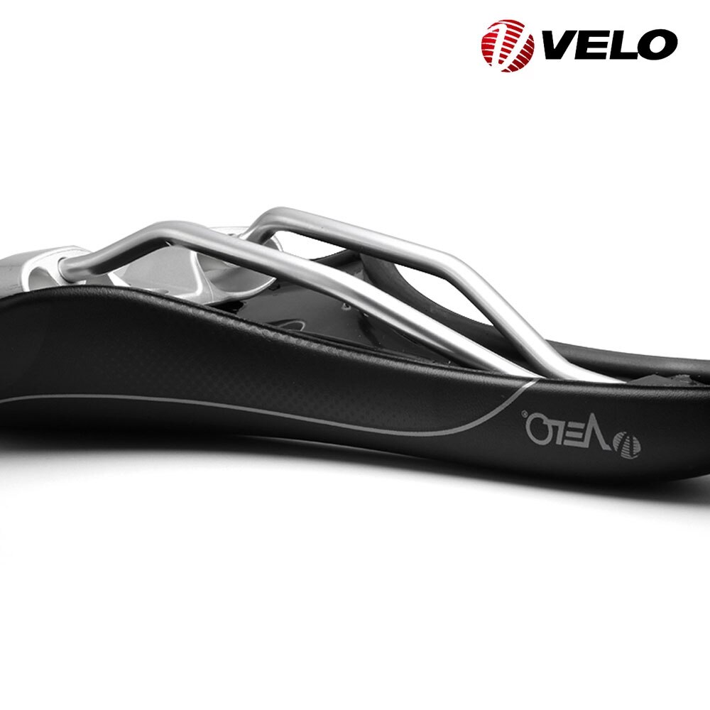 VELO Leather Bicycle Saddle Comfort Soft Cushion Bike Seat for MTB Road Bike Saddle 338g Cycling Bicycle Parts VL-3502