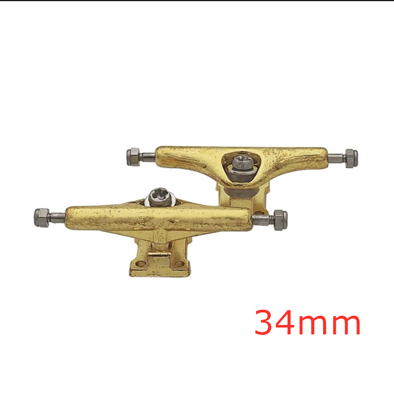 34mm model reverse kingpin finger skateboard truck gribebræt trucks: Sort