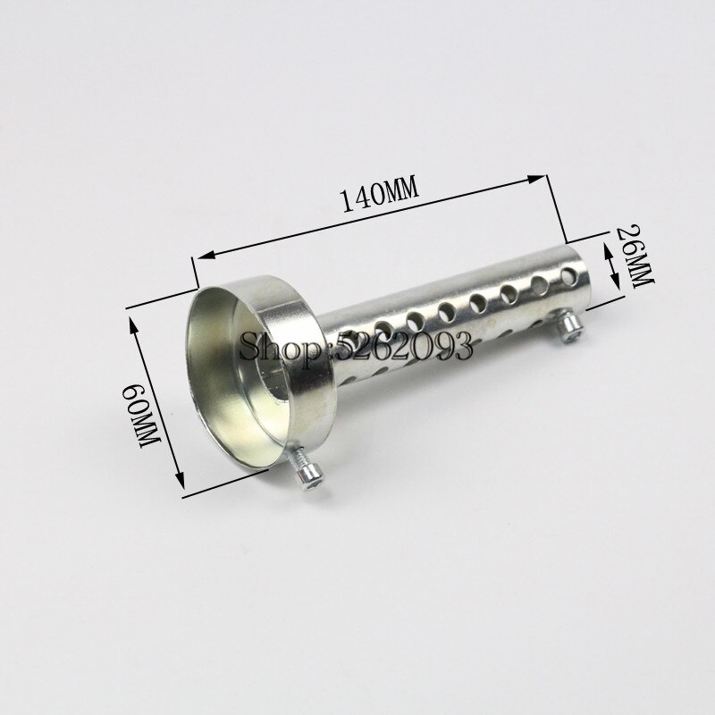 20pcs Universal Motorcycle Exhaust Silencer DB Killer Muffler Baffle Insert Silver Noise Sound Eliminator 35/42/45/48/60MM MF011: H
