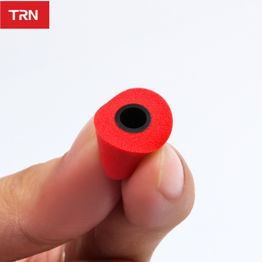 TRN 1Pairs (2pcs) Bawełniane nauszniki z pamięcią słuchawek Chronic rebound zatyczki do uszu gąbka Memory Earphone earmuff v90 MT1 vx pro TA2