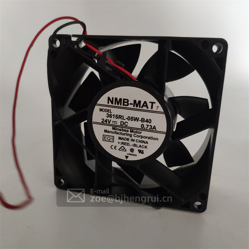 Original NMB 3615RL-05W-B40 9238 9CM 24VDC 0.73A 92*92*38mm 118.6 CFM ball bearing waterproof inverter axial cooling fan