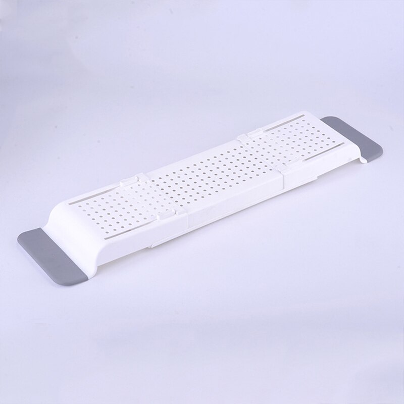 Retractable Bathtub Storage Rack Bath Tray Shelf Bath Toys Organizer Bathroom Tools Towel Storage Shelf Kitchen Sink Drain Holde