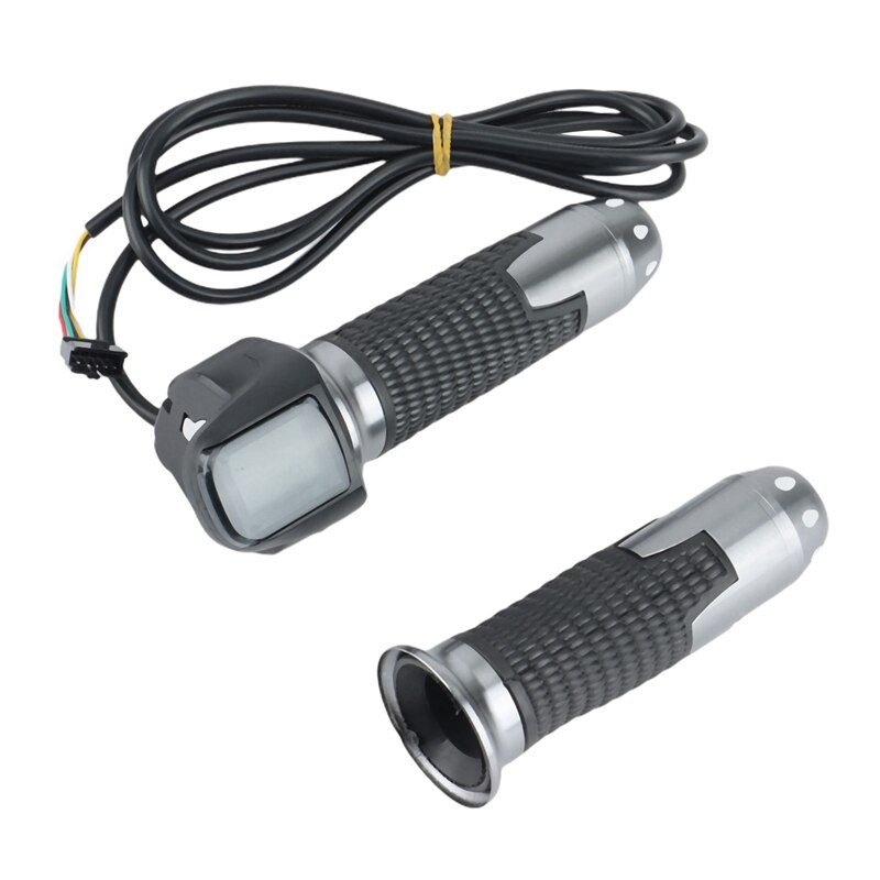 48V Electric Scooter Speed Controller Handlebar Electric Bicycle Scooter Motor with LCD Display Power Indicator