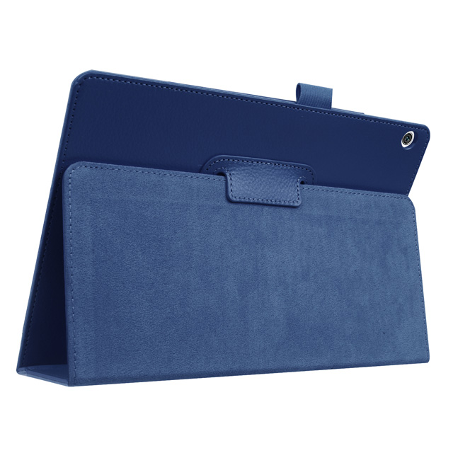 PU Leather Case For Huawei MediaPad T5 10 Cover for Huawei Media Pad AGS2-W09 AGS2-L09 AGS2-L03 AGS2-W19 10.1 inch Cover Cases: Dark Blue