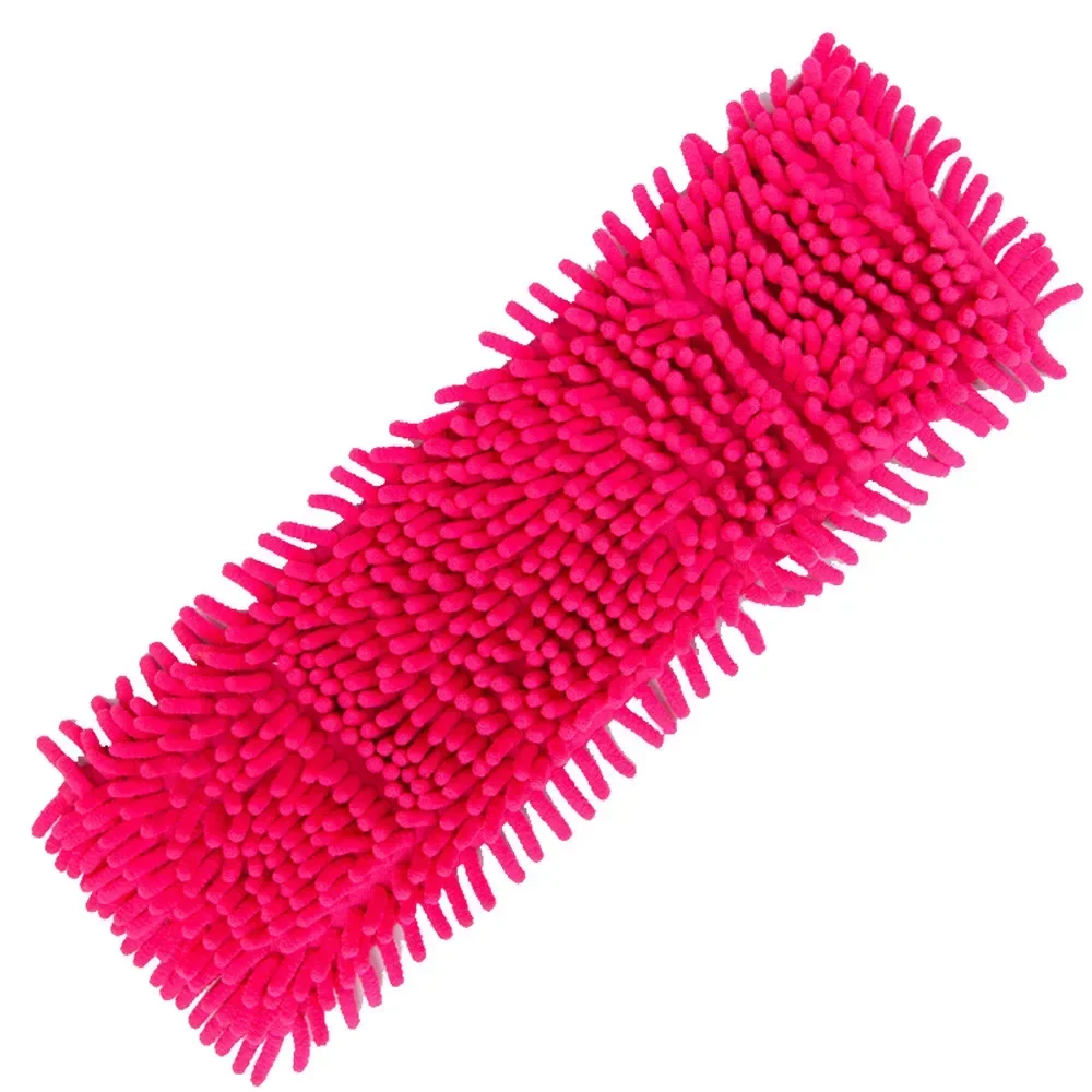 Rechteck Home Cleaning Pad Mops Küche Haushalt Reinigungs werkzeuge Tuch Bad zubehör Ersatz Mopp: Rot