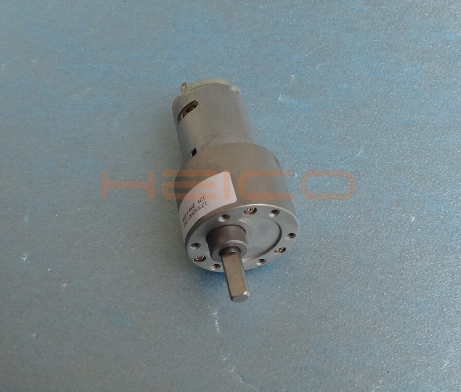 CORRENTE CONTINUA ad alta Coppia Ingranaggi In Metallo Motore/Motore Staffa Doppio Asse 12V Grande Coppia di Torsione 385 Geard Motore per Robot accessori braccio