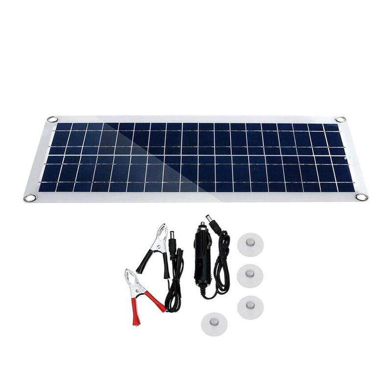 5V 30W Flexibele Polysilicium Zonnepaneel Outdoor Portable Solar Charger Panel Klimmen Reizen Snellader Zonnepaneel