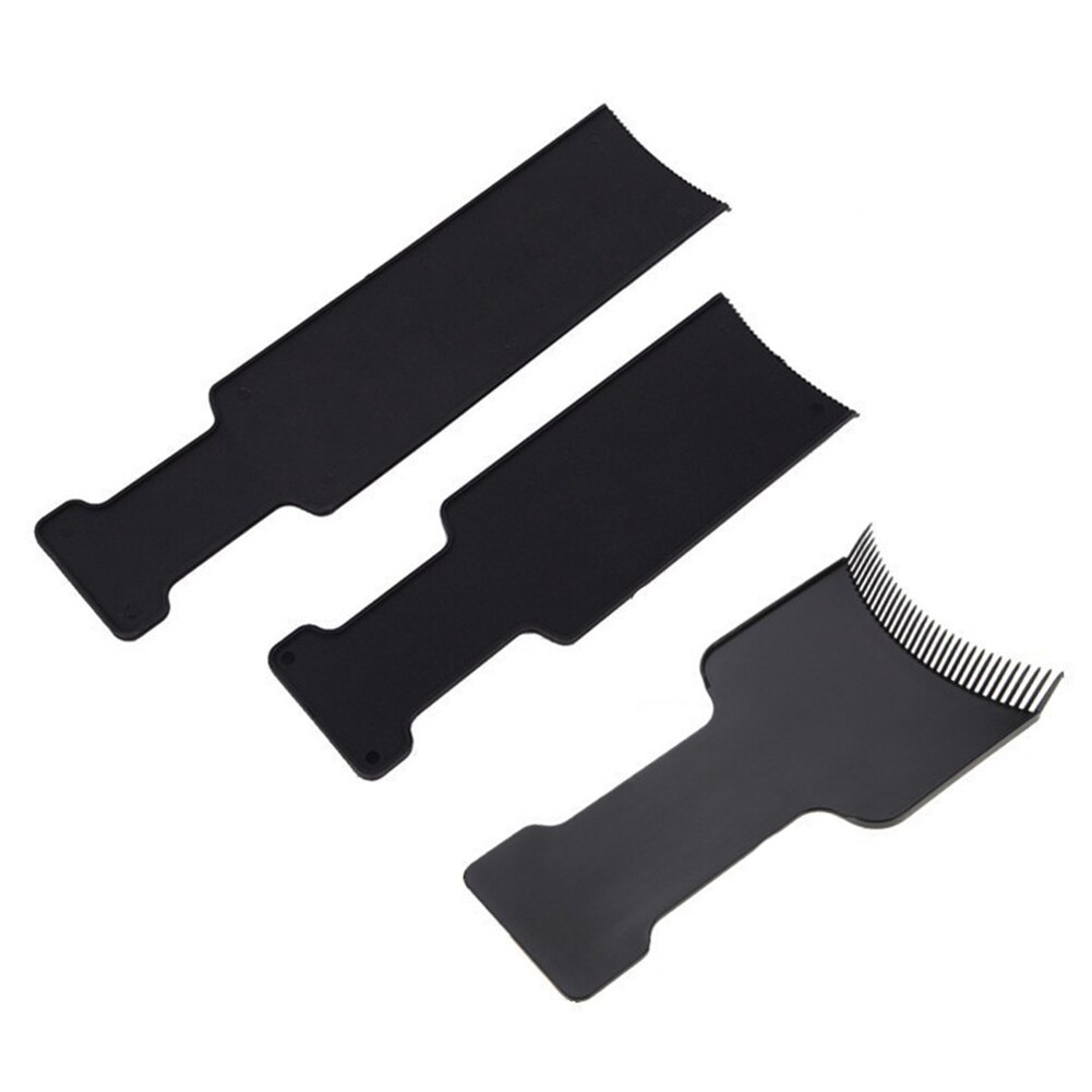 Pro Salon Plastic Hairdressing Dyeing Board DIY Long Hair Coloring Tint Coating Plate Pick Color Board Women's Dye Hair Brush