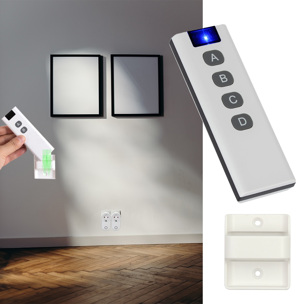 433 Mhz Wireless Remote Control Switch EU FR Socket AC220V Smart Switch Universial Plug15A Electrical Outlets Adapters For Light