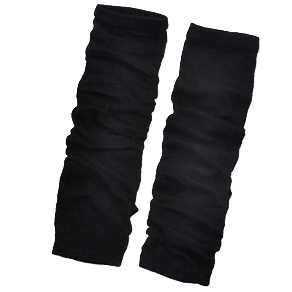 Gants longs sans doigts, couvre-bras rayé, manches de poignet en coton, manches chauffantes, gants tricotés pour femmes sans doigts: NO.1