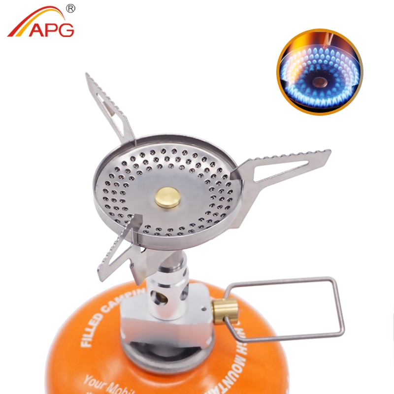 Stufe a Gas da campeggio APG Mini bruciatori da campeggio tascabili attrezzatura da cucina 60G