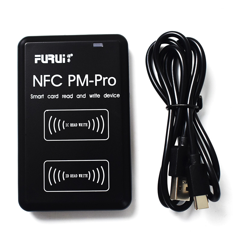 PM-Pro English RFID Copier Duplicator 125KHz Key Fob NFC Reader Writer 13.56MHz Encrypted Programmer USB UID Copy Card Tag: RFID Copier ONLY